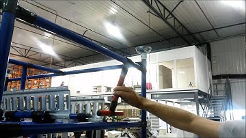 Modular system stackable rack