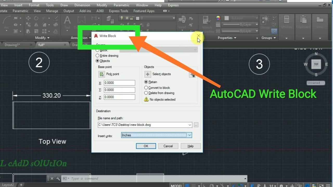 how to make block reference in autocad