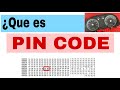 Que es PIN CODE