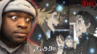 LUCK MIGHT BE INSANE!!!!! | Black Clover Episodes 13-14 REACTION!!!!!