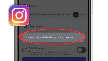 Instagram Hashtag Add Problem || Fix You can only add 3 hashtags to your caption On Instagram