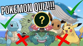 THE ULTIMATE POKEMON TRIVIA QUIZ!!! screenshot 3