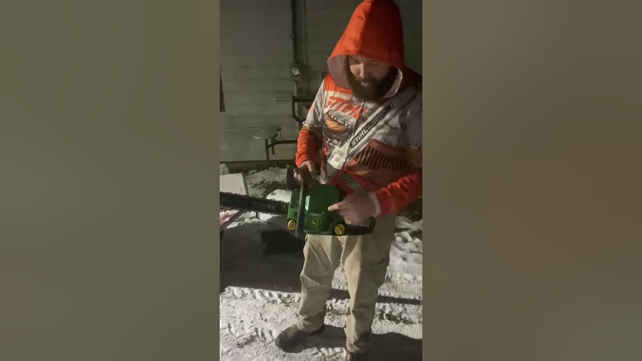 John Deere j3816 chainsaw YouTube