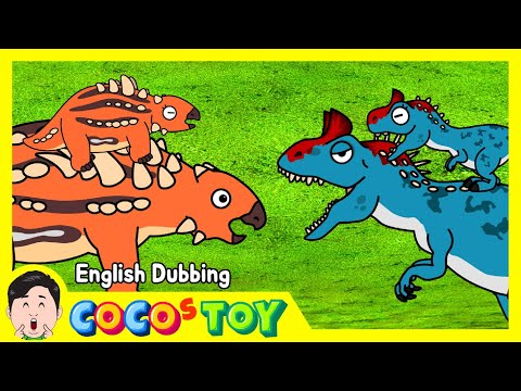 En Dubbing｜Baby Gastonia tasted the spicy taste of the wildㅣdinosaur cartoon, kids storiesㅣCoCosToy