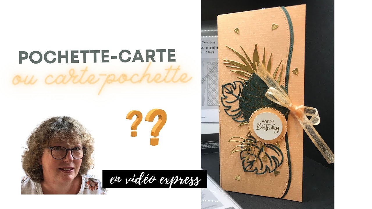 Pochette carte avec les poinçons Carte Etroite
