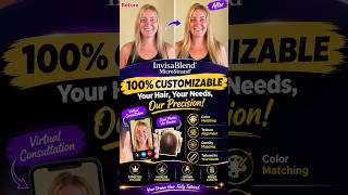 Completely Customizable: How to Match Your Hair Color, Texture and Thinning Areas | The InvisaBlend®