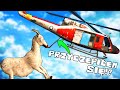 ❄️ PRZYCZEPIŁEM SIĘ JEZYKIEM DO HELIKOPTERA XD | GOAT SIMULATOR |