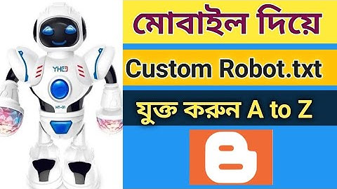 How to create Robots.txt file in blogger.Easily Entry Blogger Website  Robots txt file .