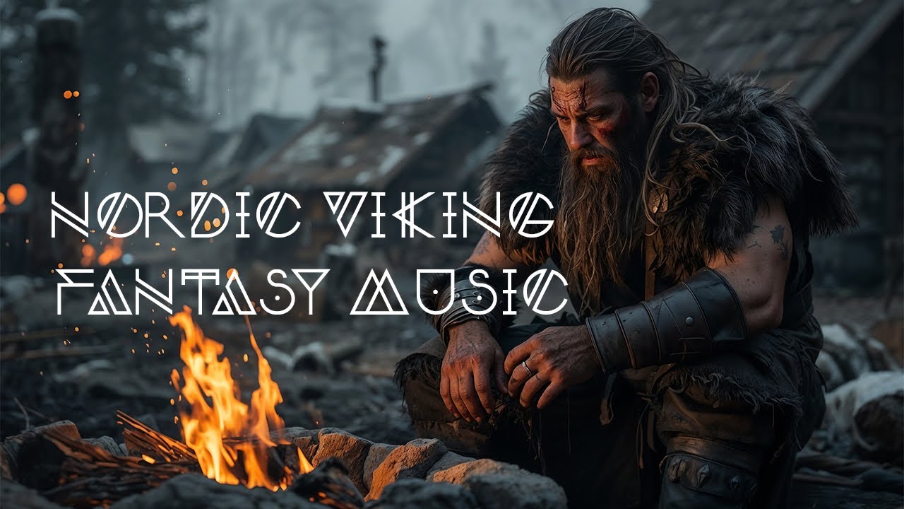 Viking Nordic Fantasy Music  Powerful Norse Female & Male Vocals Work,Gaming & Study 4K