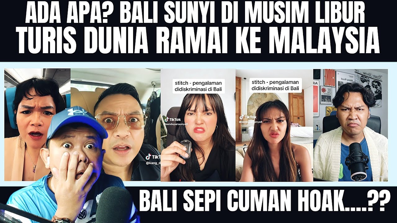 LIBUR PANJANG YG BERBEDA‼️BALI TERLIHAT SEPI, MALAYSIA JADI MAGNET TURIS DUNIA