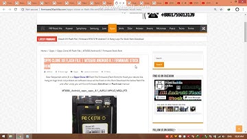 Oppo Clone XR Flash File Hang Logo Done Lcd Fixed Firmware 100% Tested