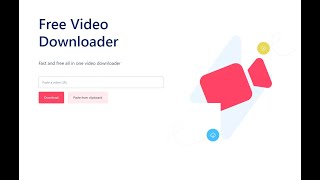 youtube Downloader Website All in one video download platform