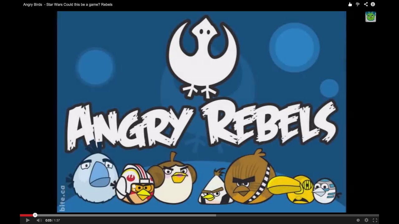 Angry Birds - Star Wars Could this be a game? Rebels - YouTube