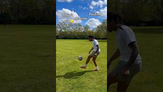 Touch and pass challenge 🔥 subcribe for more 🫶🏽 #football #soccer #footballshorts #viral #futbol