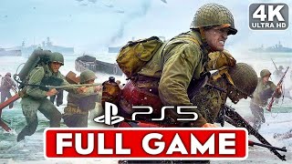 CALL OF DUTY WW2 PS5 Gameplay Walkthrough Part 1 Campaign FULL GAME [4K 60FPS] - No Commentary