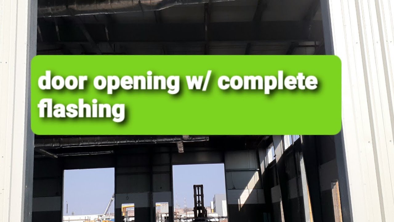 CW6 (PART 2 )FLASHING WORK ON DOOR FRAME OPENING YouTube