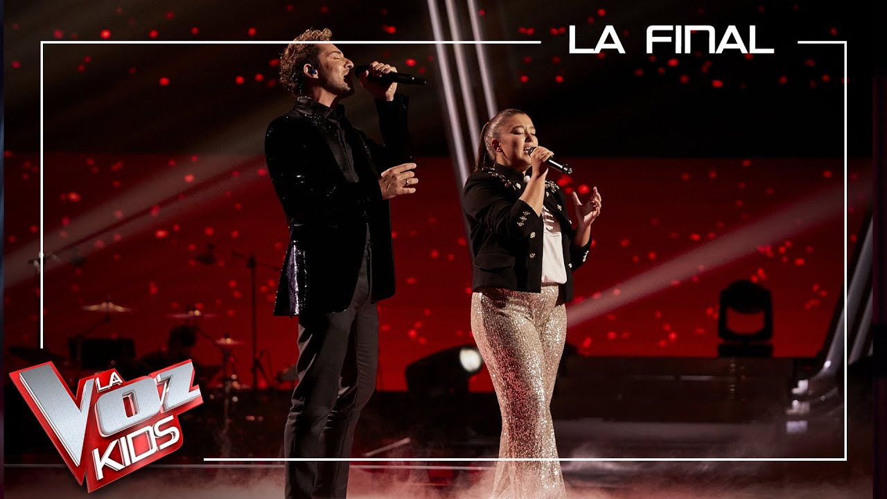 David Bisbal y Rocío Avilés cantan 'Abriré la puerta' | Final | La Voz Kids Antena 3 2021