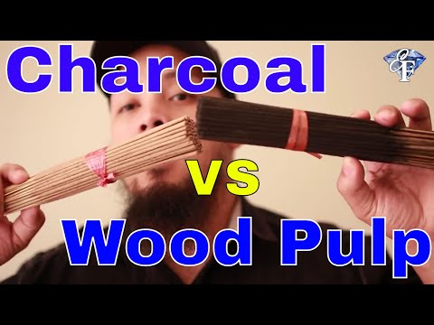 Charcoal incense sticks VS Wood Pulp incense