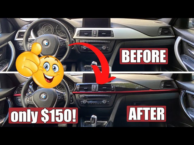 150$ Interior Trim Upgrade on BMW 3-Series F30, F31, F32, F34, F36