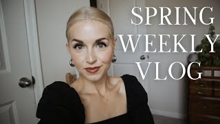 SPRING WEEKLY VLOG | Aldi haul, daily routine, cooking dinner