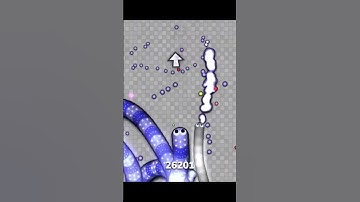 Tiny little snake almost ended my run 🤯 #slitherio #snakegame #shorts