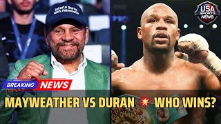 Floyd Mayweather Vs Roberto Duran Who Wins This Fantasy Fight? Usa Boxing News