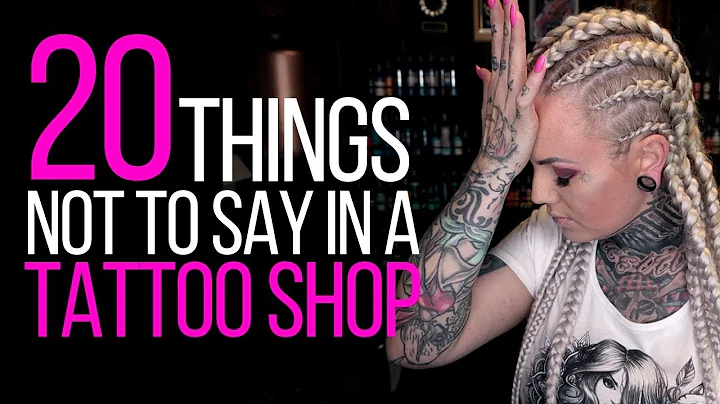 20 THINGS NOT TO SAY IN A TATTOO SHOP⚡Forbidden phrases according to tattoo artists - DayDayNews