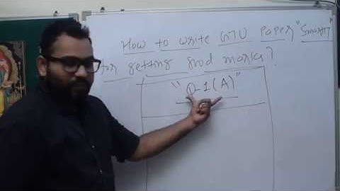 HOW TO WRITE GTU PAPER SMARTLY FOR GETTING GOOD MARKS ?