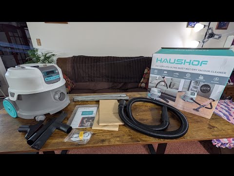 HAUSHOF 24V Cordless 2.5-Gallon Ultra Quiet Wet/Dry Vacuum Cleaner Review