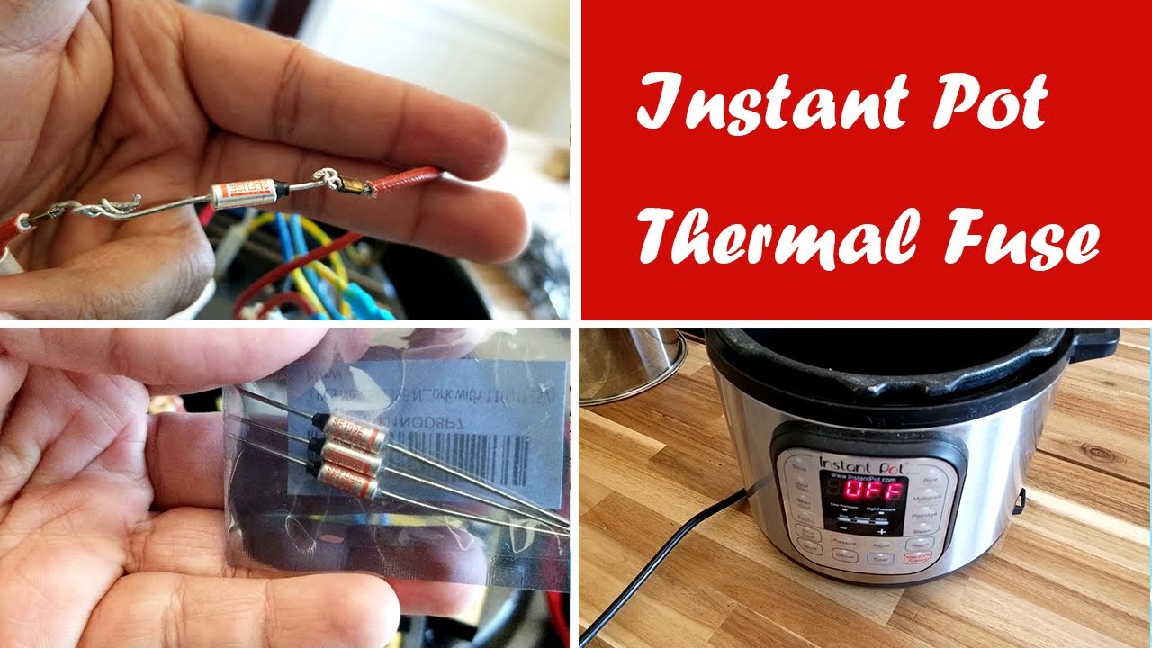 InstantPot Thermal Fuse Replacement  Fix your Instant Pot for $1.50 