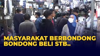 Masyarakat Berbondong-Bondong Beli Stb Sambut Televisi Digital Di Semarang