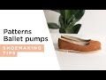 How to make an easy shoe pattern - Ballet Pumps. | I Can Make Shoes