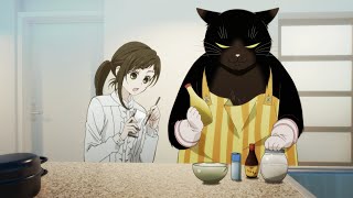 うちの猫は私に料理の仕方を教えてくれるし、猫対管理人の戦争もある。 デキる猫は今日も憂鬱  第13話