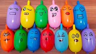 Fluffy Slime with Colorful Funny Balloons Satisfying ASMR #1646