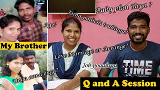 Q and A Video We Answered all my Subscribers Friends questions | 1st Q And A Video in Tamil screenshot 1