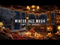 Relaxing Jazz Instrumental Music Crackling Fireplace Warm Winter Jazz At Coffee Shop Ambience