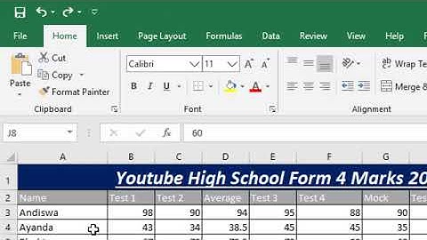 20.  IGCSE ICT - Data Analysis - Sort and Filter