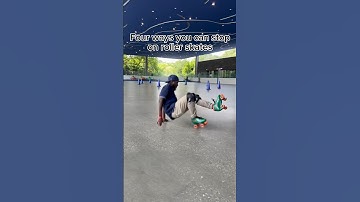 Four easy ways you can stop on roller skates #hockey #rollerskating #rollerskates #skate #skating
