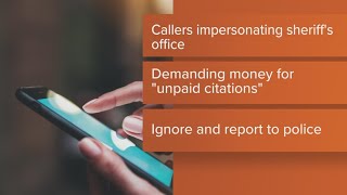 Spam call warning in Waldo County