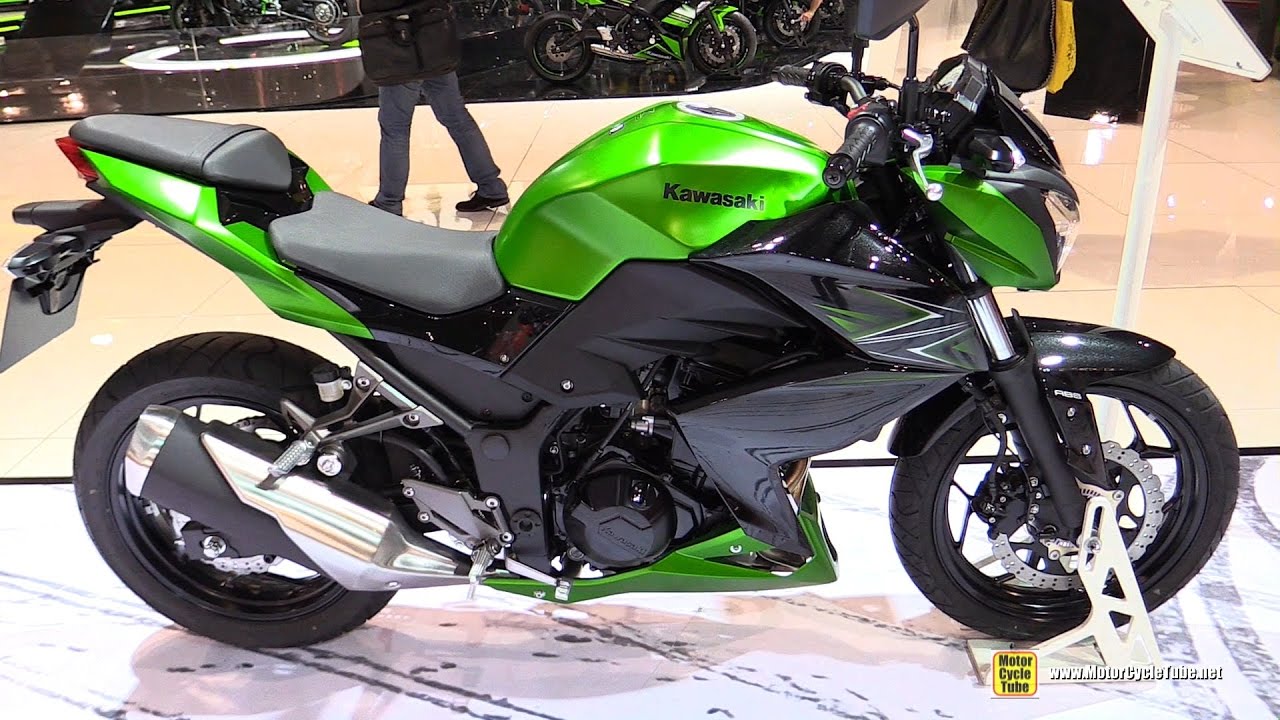 2017 Kawasaki Z300 - Walkaround - 2016 EICMA Milan - YouTube