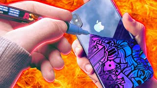 my FIRST CUSTOM IPHONE!! (Satisfying)🔥📱