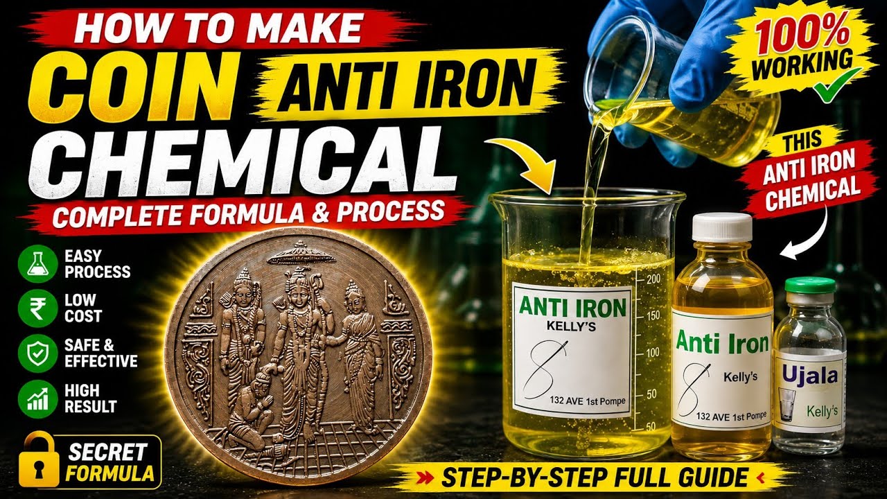 Coin Anti Iron Chemical Manufacturing Process