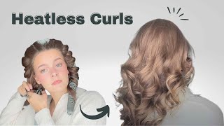 Heatless Curl Routine for Frizzy Hair