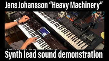 Jens Johansson Heavy Machinery synth lead making tips tutorial KORG KRONOS PME40X Polysix
