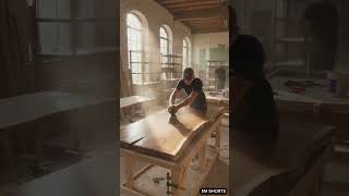 🪵 Building the Ultimate Walnut Epoxy Desk Setup | Full Timelapse #ai