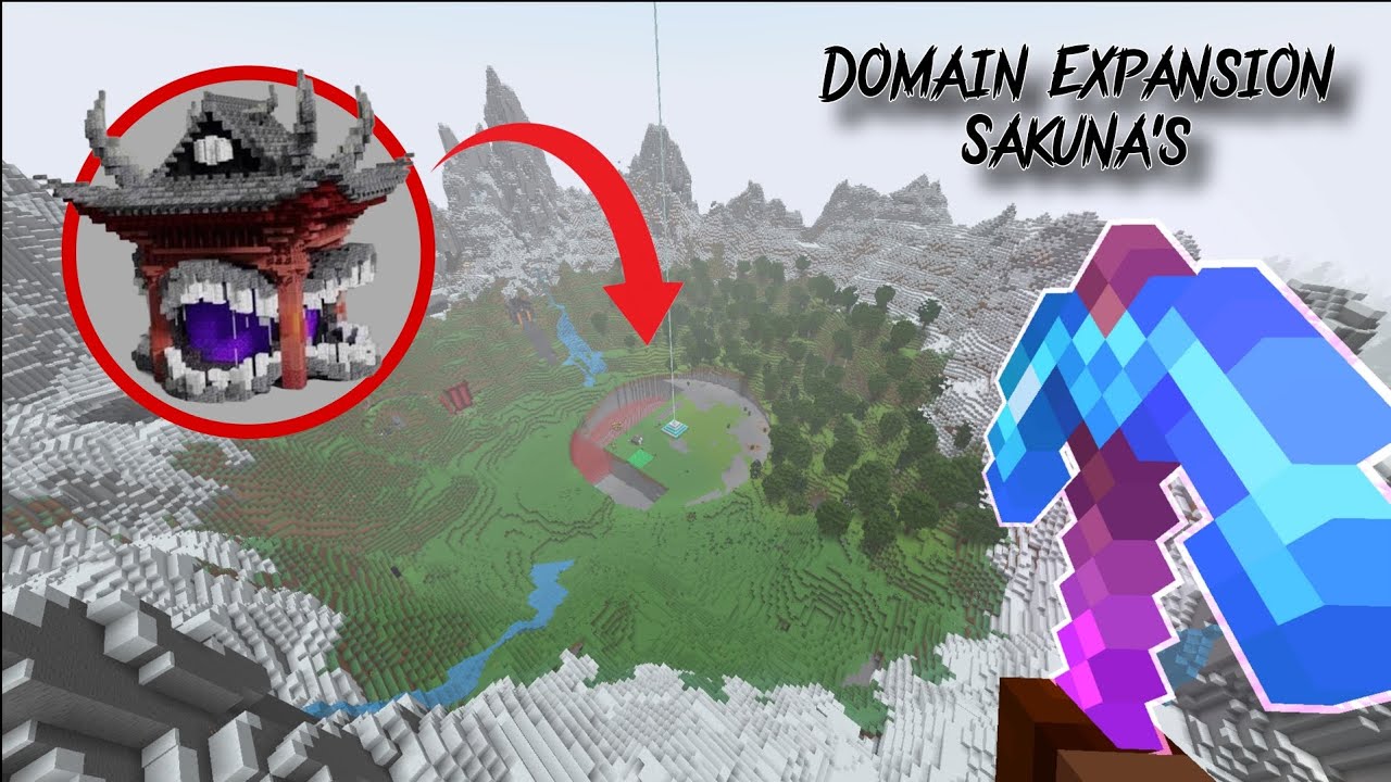Minecraft Triple Domain Minecraft || I Have Recreated The Sakuna Domain Expansion In Minecraft ...