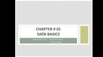 Computer science 2nd year chapter Data basics lecture 1 dated 3.7.2020
