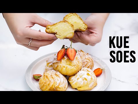 RESEP KUE SOES / SUS / CHOUX PASTRY, LEMBUT DAN ANTI GAGAL.