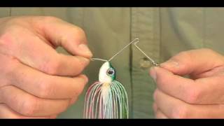 How to keep your snap from sliding down the spinnerbait shank!