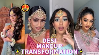 BROWN DESI MAKEUP TRANSFORMATION!!✨😍✨ by Sassy Anonymous 3,197 views 2 years ago 6 minutes, 39 seconds